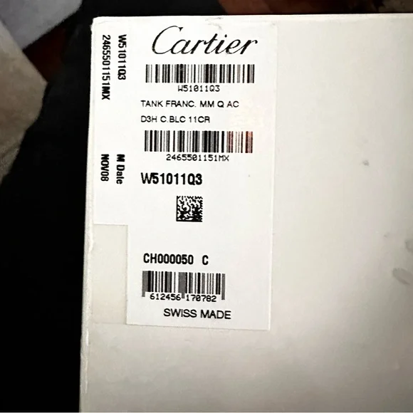 Cartier Silver Stainless Steel Watch with Red Box - Picture 4 of 13